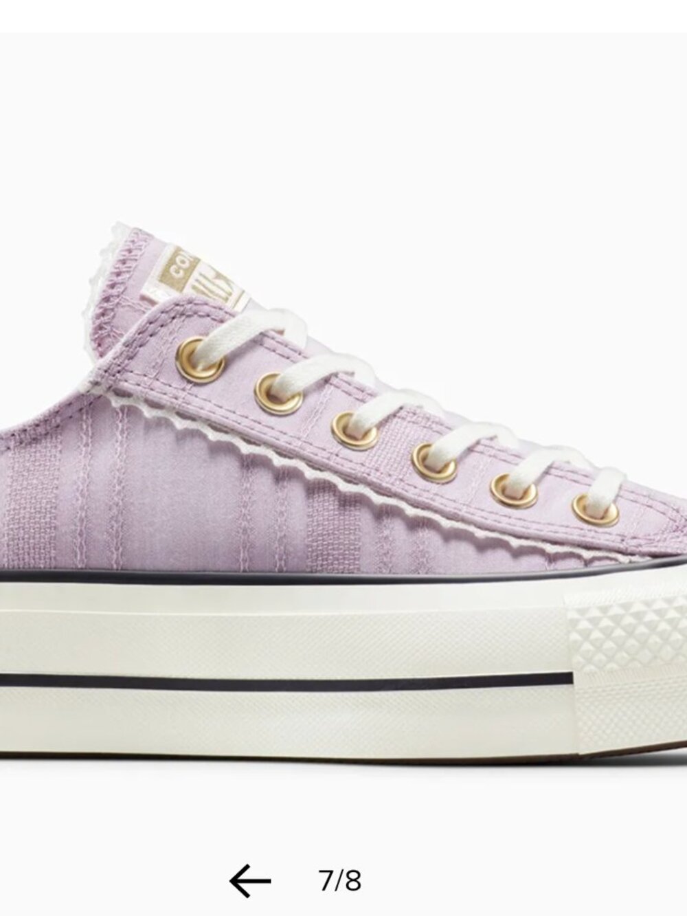 Converse Chuck Taylor All Star Lift School Daze Platform Sneakers – Lilac/Purple - Picture 4 of 11